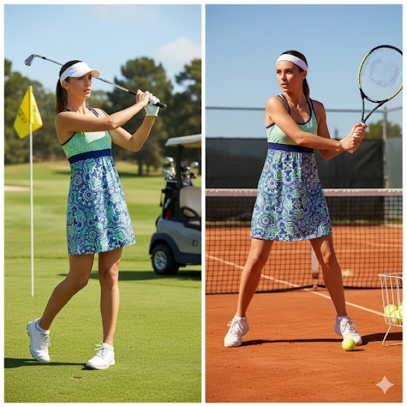 TEHAMA Dresses & Skirts - Teams Golf Tennis Athletic Dress Size Small